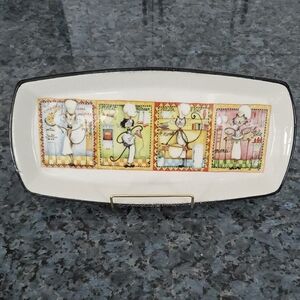 Brunelli Designed "Chef Cat Platter" 12"×6"
